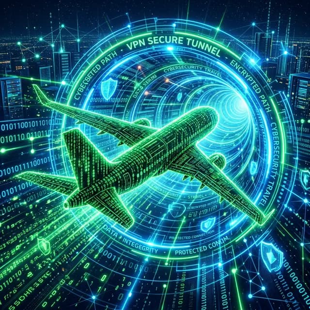 A glowing web of flight paths and price tags altering based on digital locations